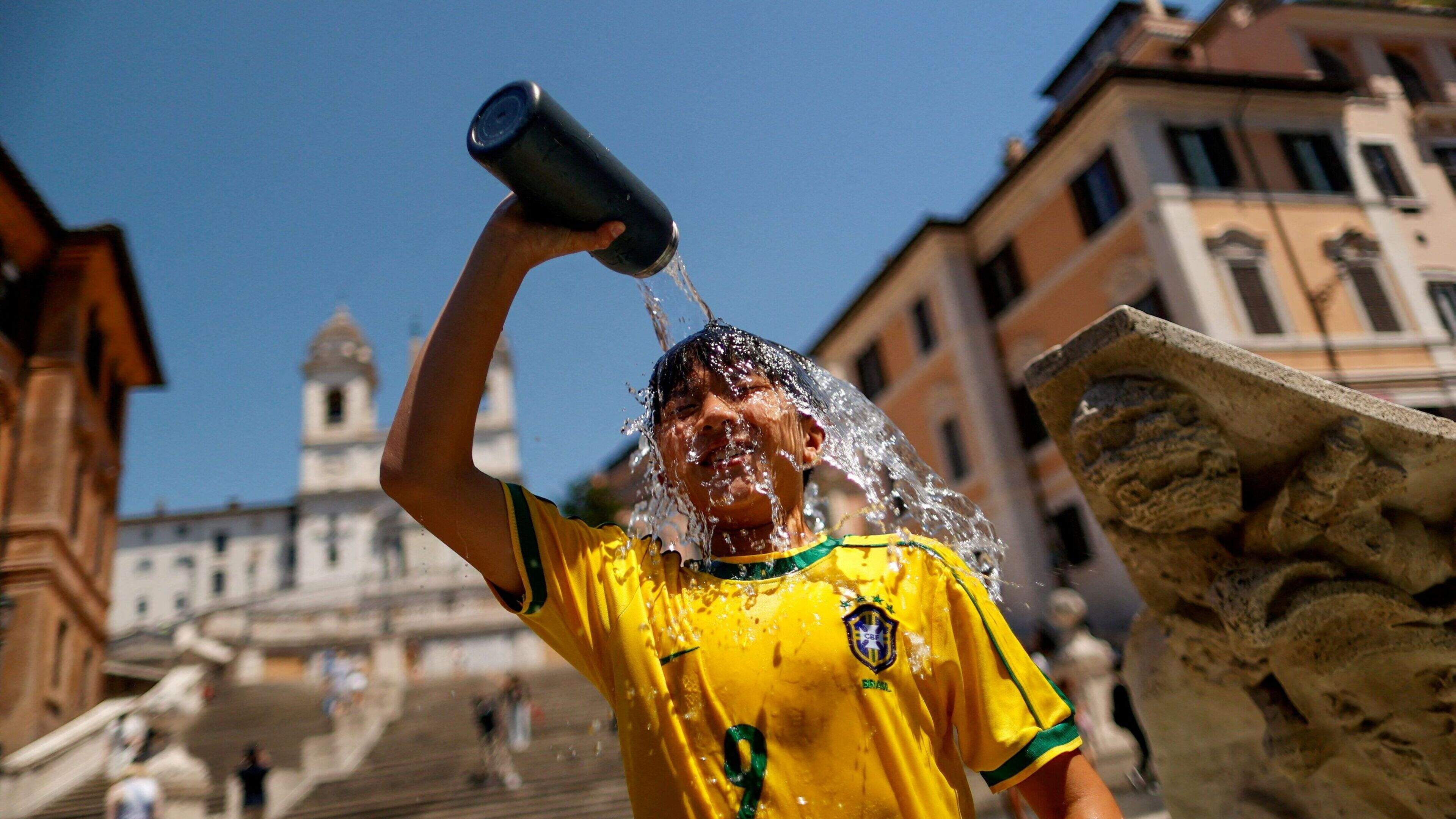 Western Europe sets new temperature record as heatwaves pummel the region